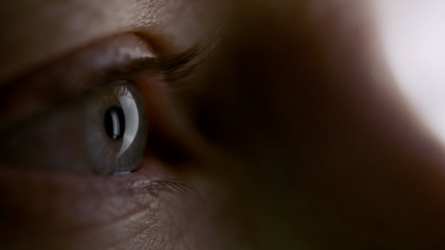 Close-up of a womans eye.