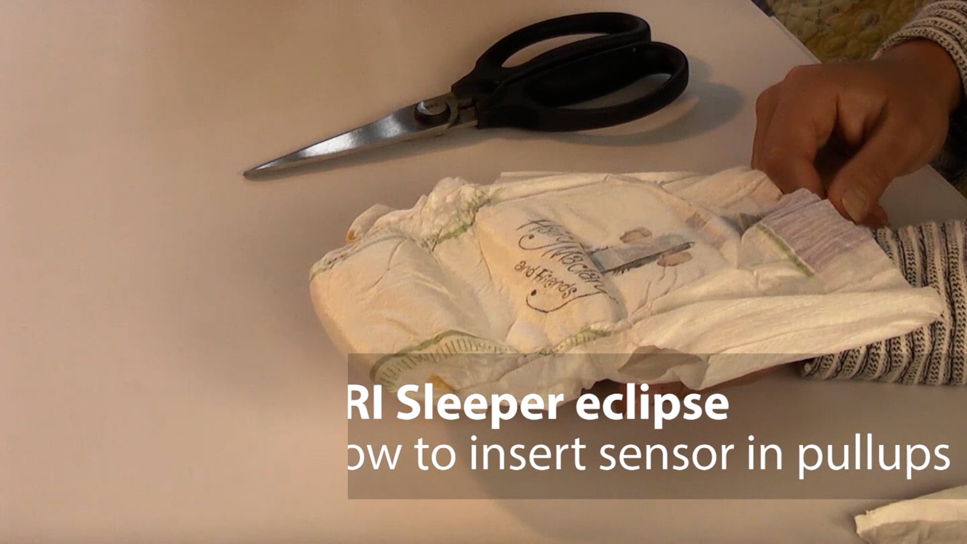 DRI Sleeper eclipse How to insert sensor into pullups on Vimeo