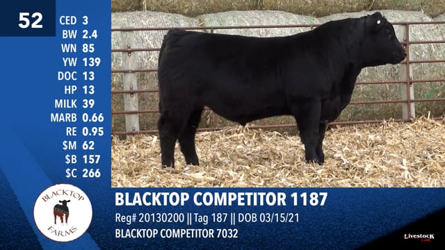 Lot #52 - BLACKTOP COMPETITOR 1187