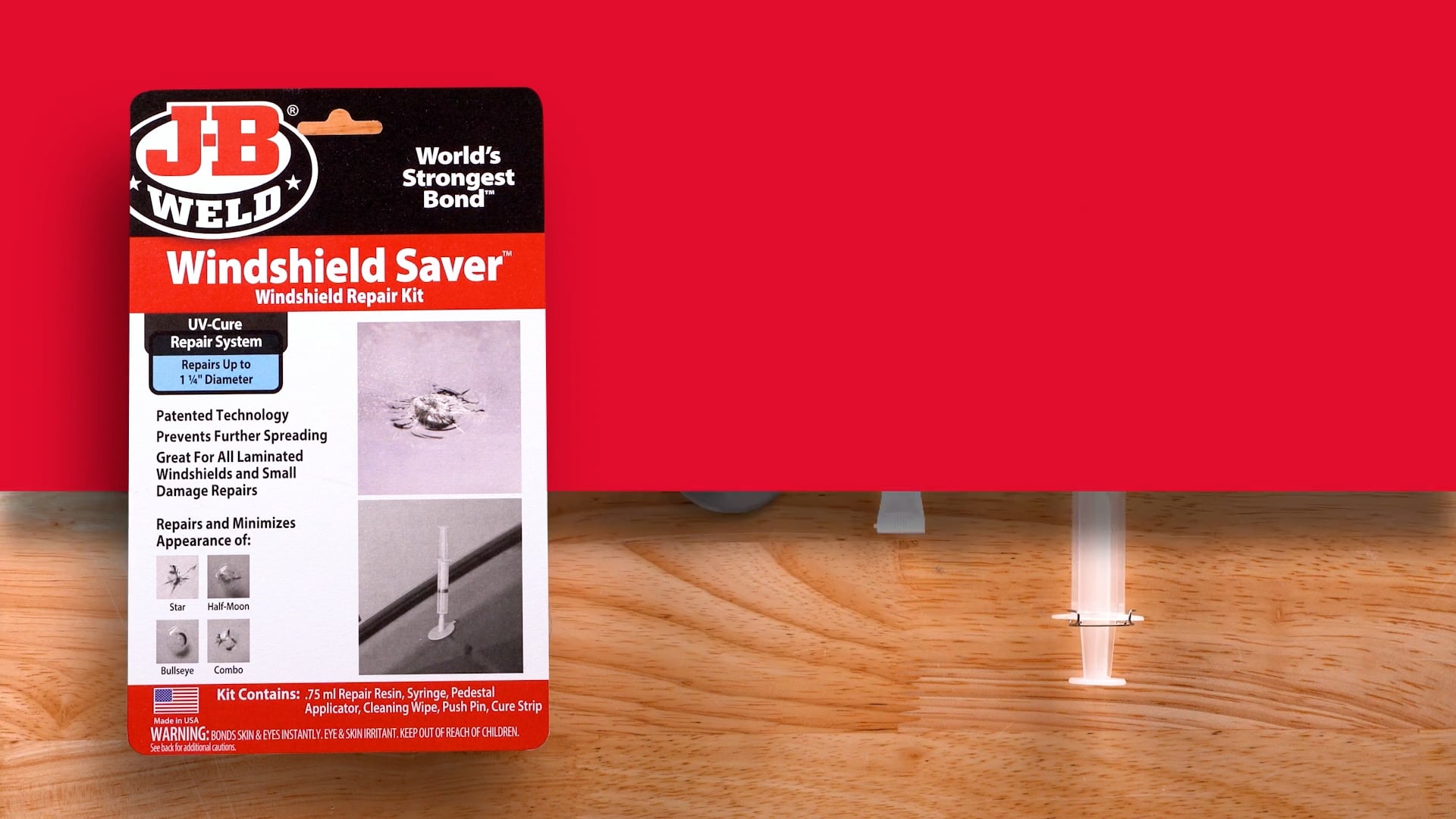 ערכה לתיקון שמשות רכב Windshield Saver