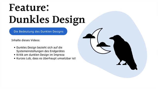 Dunkles Design