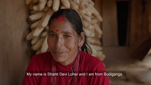 The farmer - Shanti Devi Lohar - Rural families in Nepal are stronger with  new skills