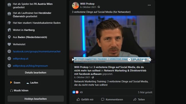 Warum ich diese "geheime" FB Profil Funktion nutze