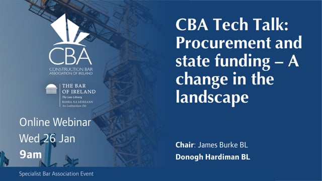 Procurement and state funding - a change in the andscape
