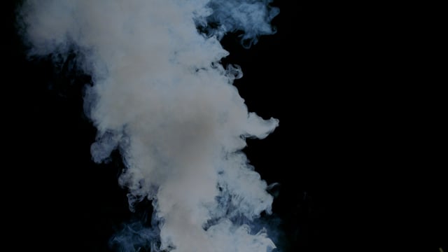 Smoke on black background. Element for VFX shot. 