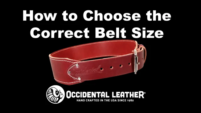 How to Choose the Correct Belt Size
