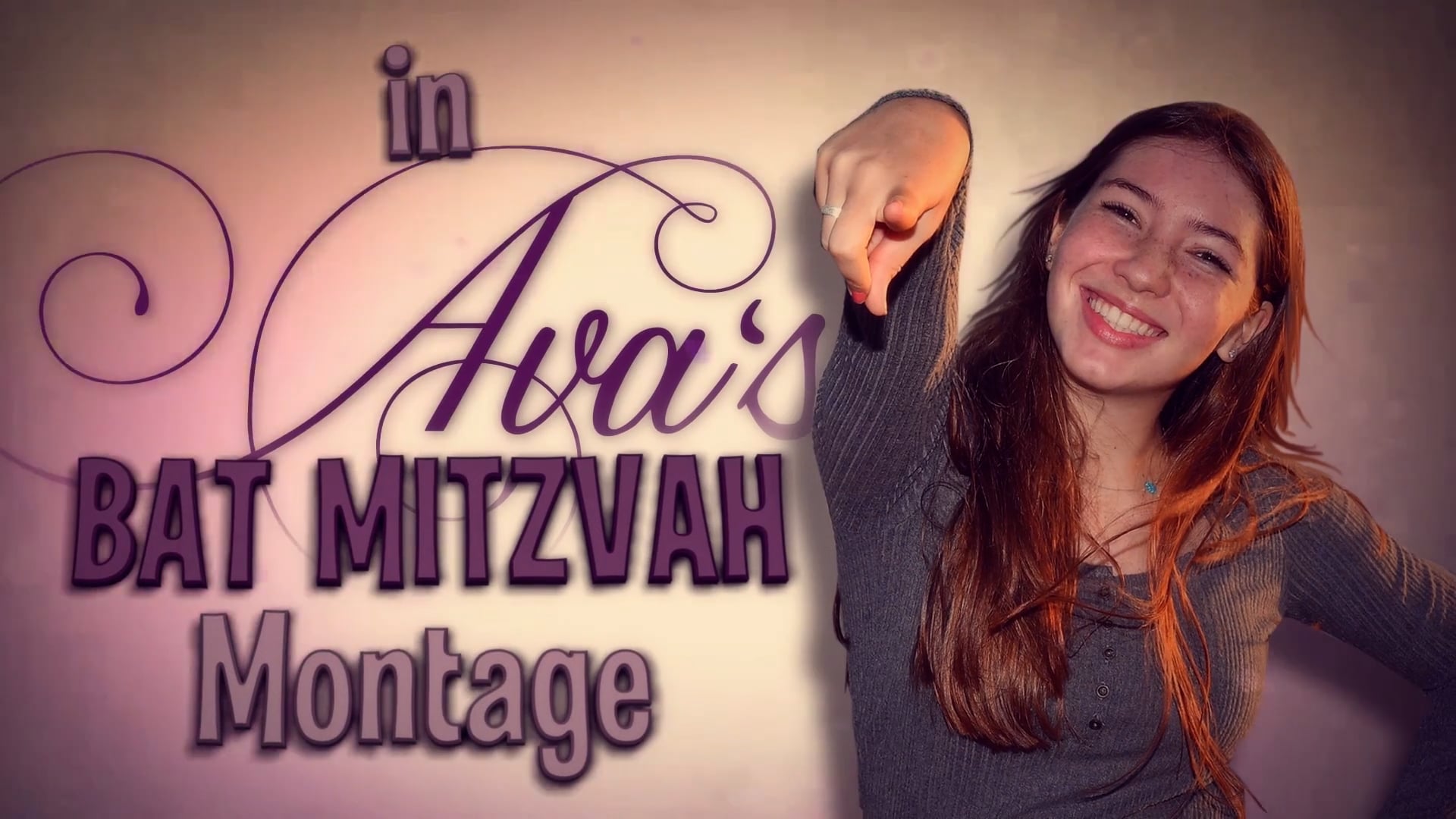 Ava's Bat Mitzvah Montage