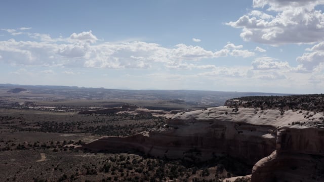 American landscape. Utah red dirt and arid land for as far as the eyes can see. 