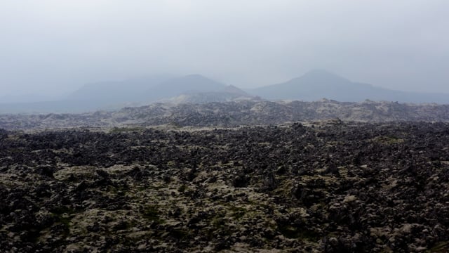 Isolated Icelandic terrain.