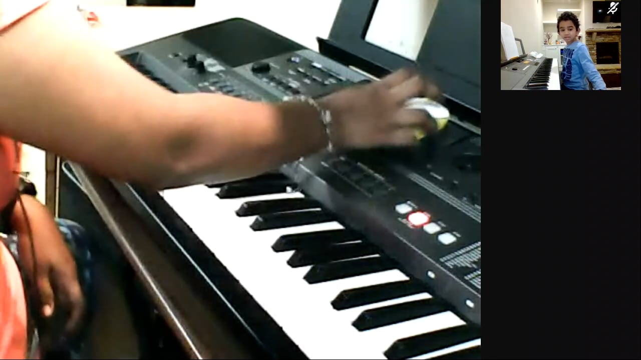 Beginner Carnatic Keyboard - Bmusician Classroom Recording #10531 ...