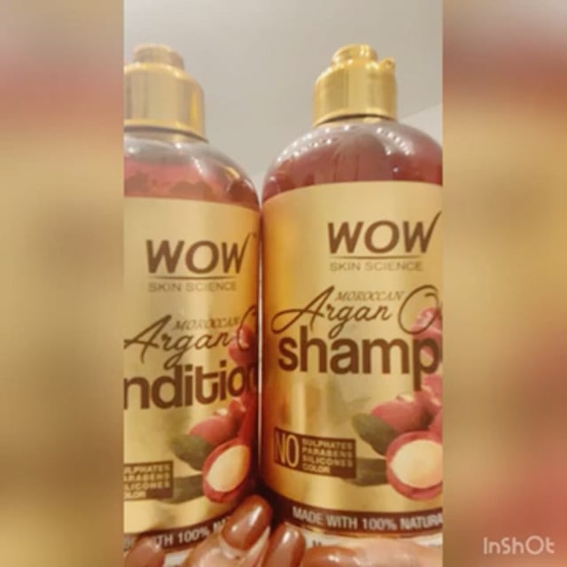 Wow SkinScience Moroccan Argan Oil Shampoo & Conditioner REVIEW !