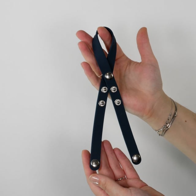 Cockring en Silicone à Pressions - Pénis et Testicules