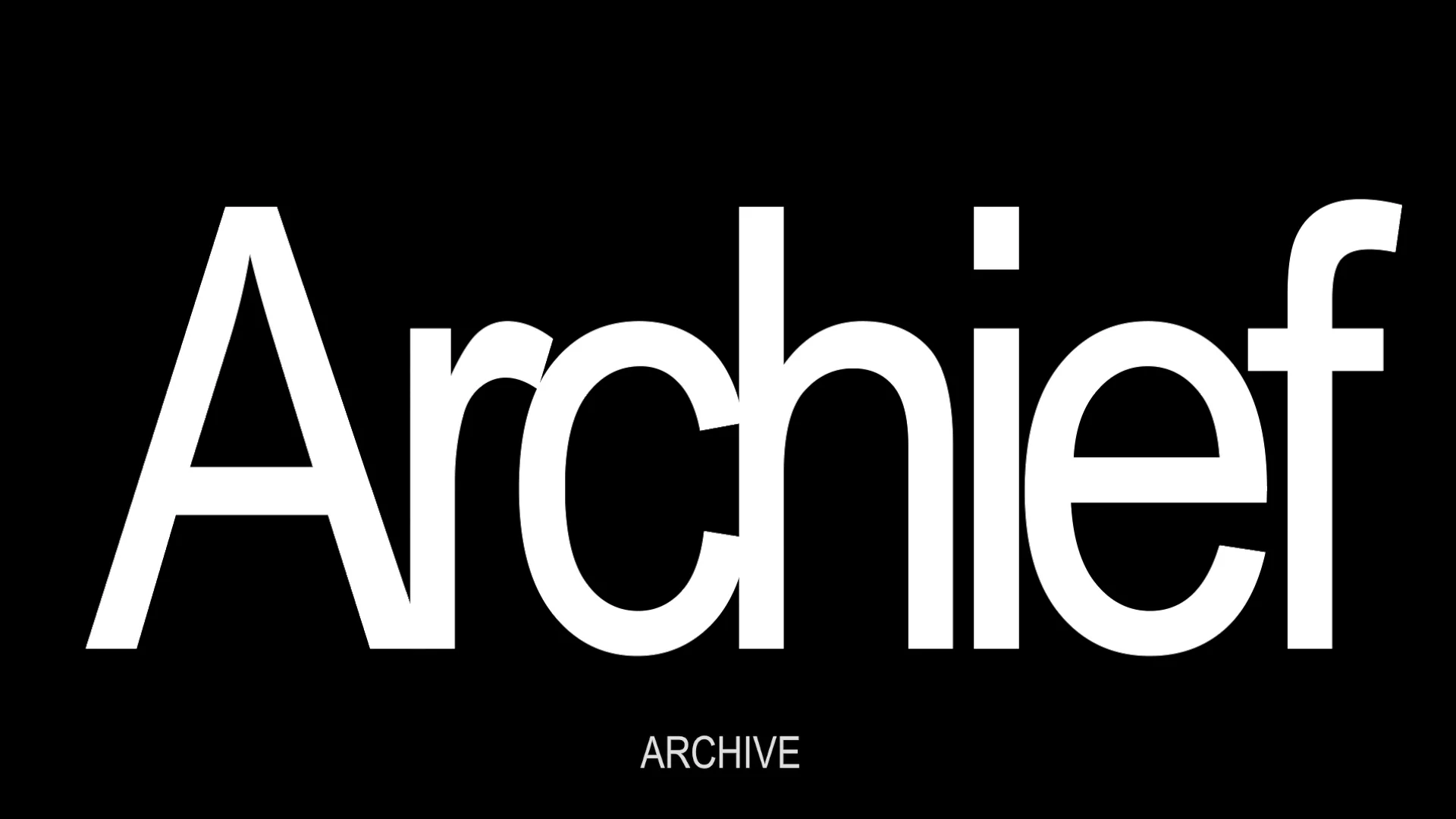 Open Archief 2019