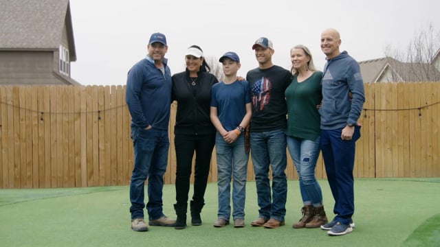 Folds of Honor x Celebrity Greens: The Tinney Family