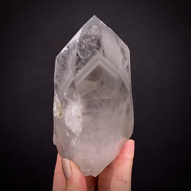 Rose Quartz on Quartz - QTZ22-22 - Pitorra Claim - Brazil Mineral Specimen