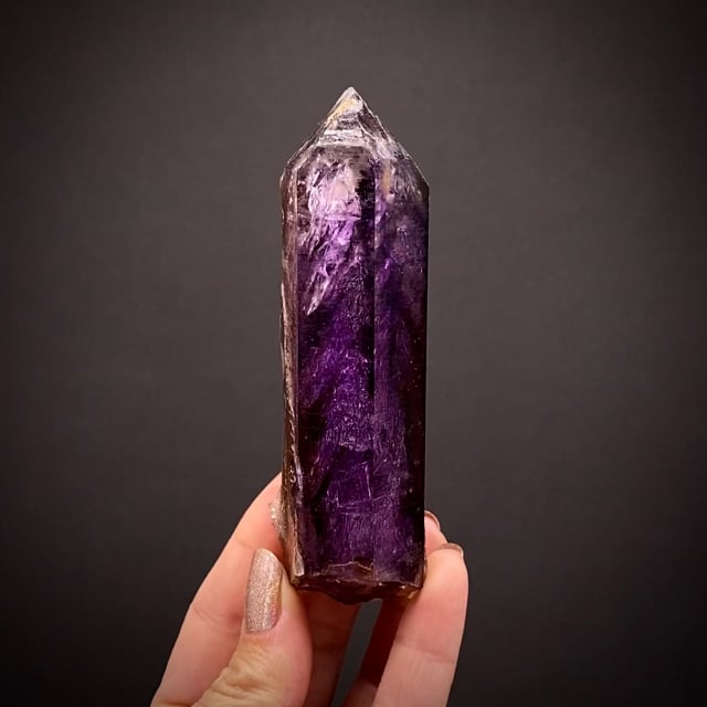 Quartz var. Amethyst with Hematite 