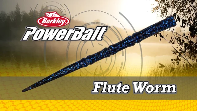 Berkley PowerBait Flute Worm Soft Plastic Finesse Worm — Discount Tackle