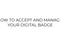 How to Accept and Manage Your Digital Badge