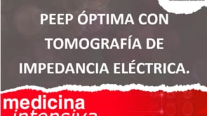 Peep Óptima con Tomografía de Impedancia Eléctrica