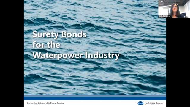Hugh Wood Canada Presents: An Overview of Surety for the Waterpower