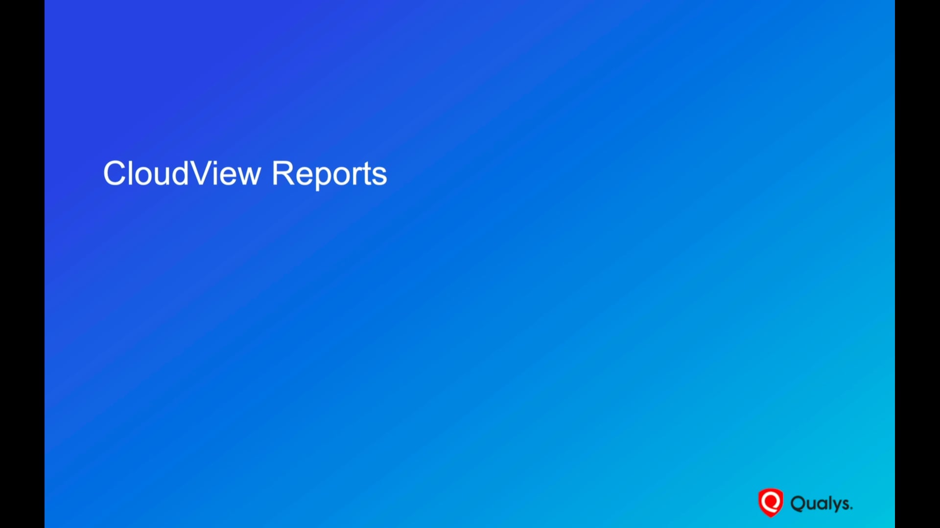 CloudView Reports