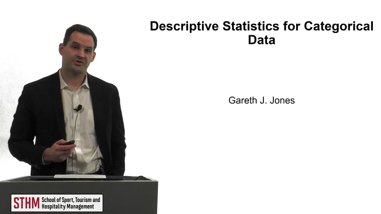 Descriptive Statistics for Categorical Data (SRM)
