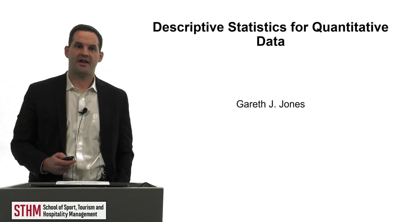 Descriptive Statistics for Quantitative Data (THM)
