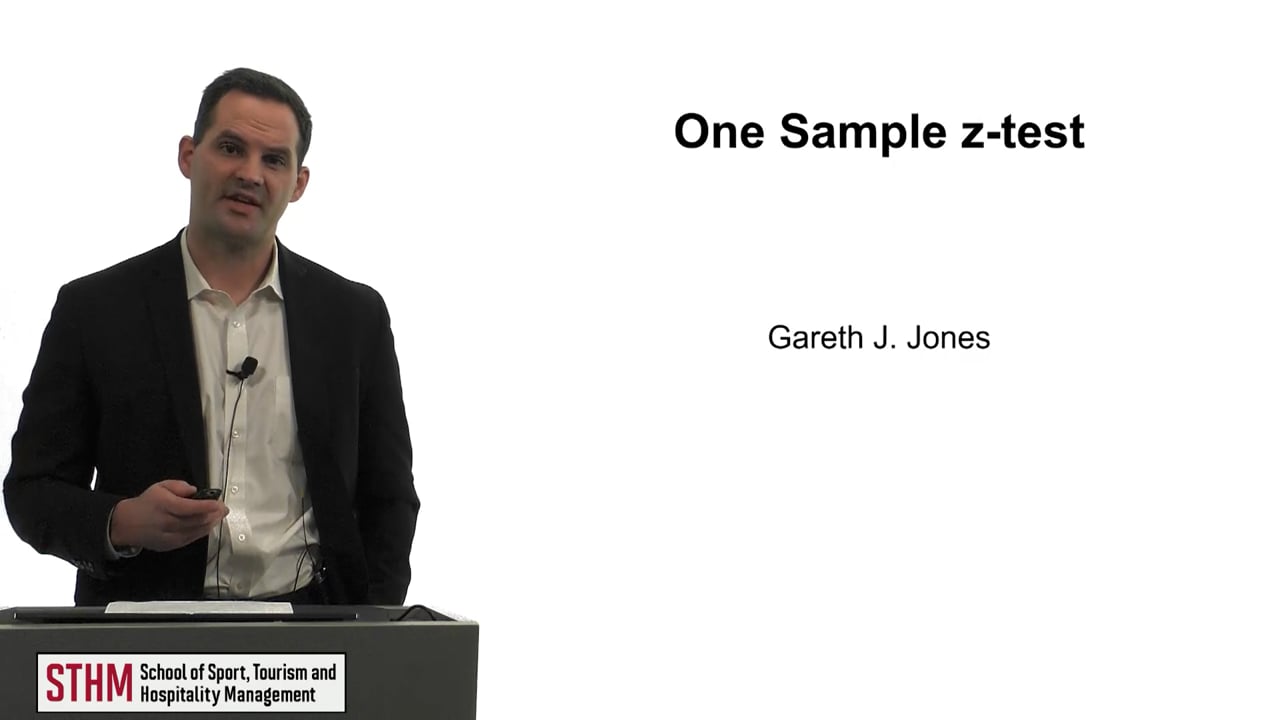 One Sample Z-test