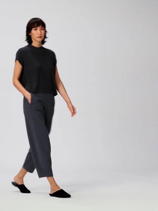 Cotton Ponte Lantern Pant