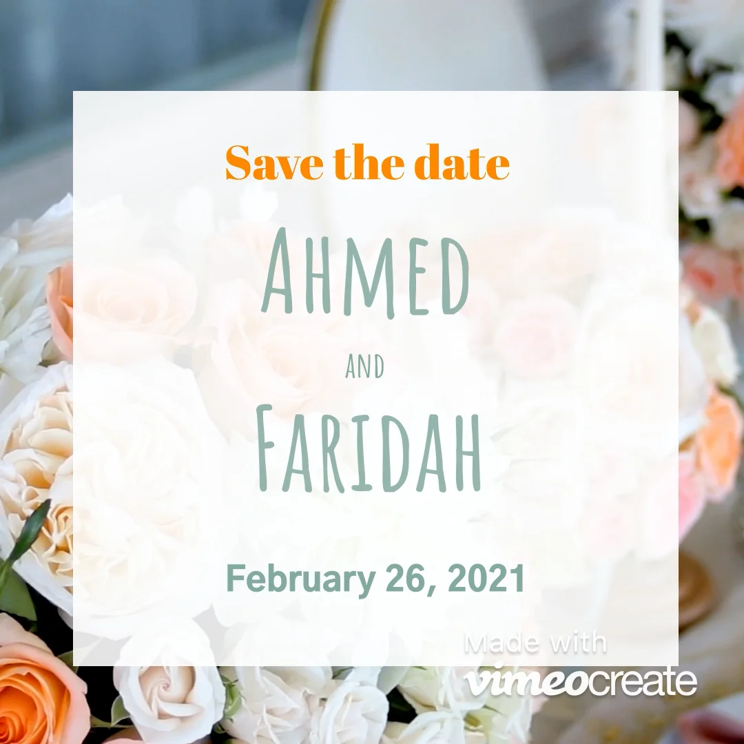 Save the Date on Vimeo