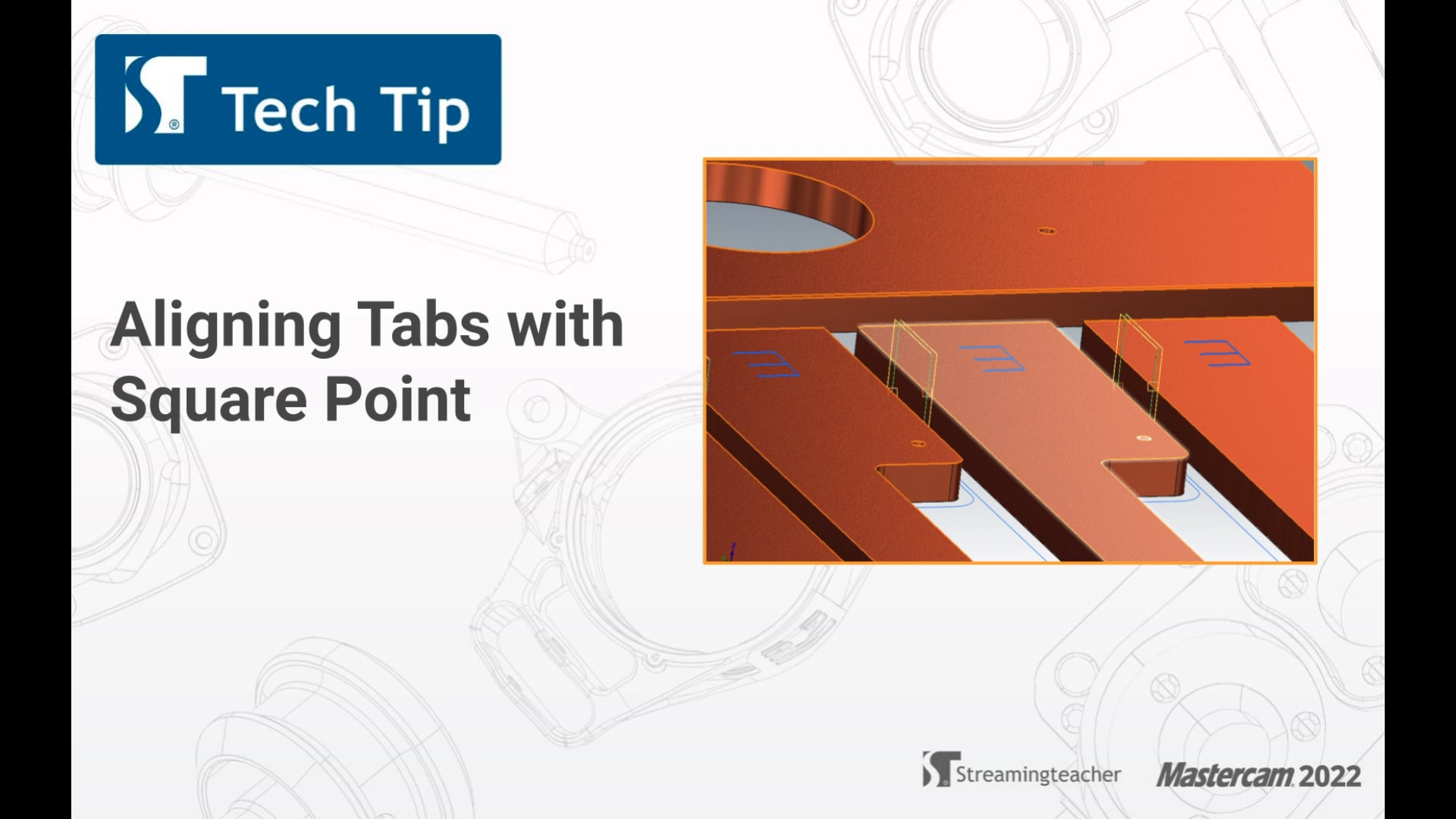 Aligning Tabs with Square Point