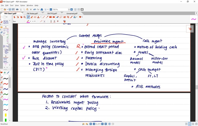 ACCA FM : Intro to Factoring