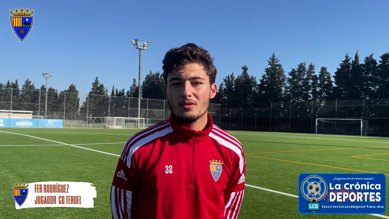 FER RODRÍGUEZ (Nuevo Jugador CD Teruel) Primeras declaraciones / Fuente YouTube CD Teruel