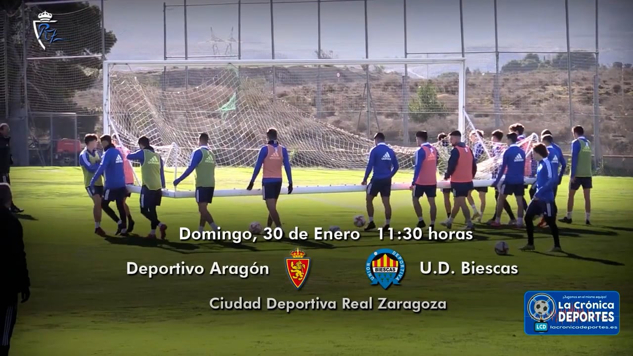 LA PREVIA / Deportivo Aragón - UD Biescas / J 21  / 3ª División / Fuente: YouTube Real Zaragoza