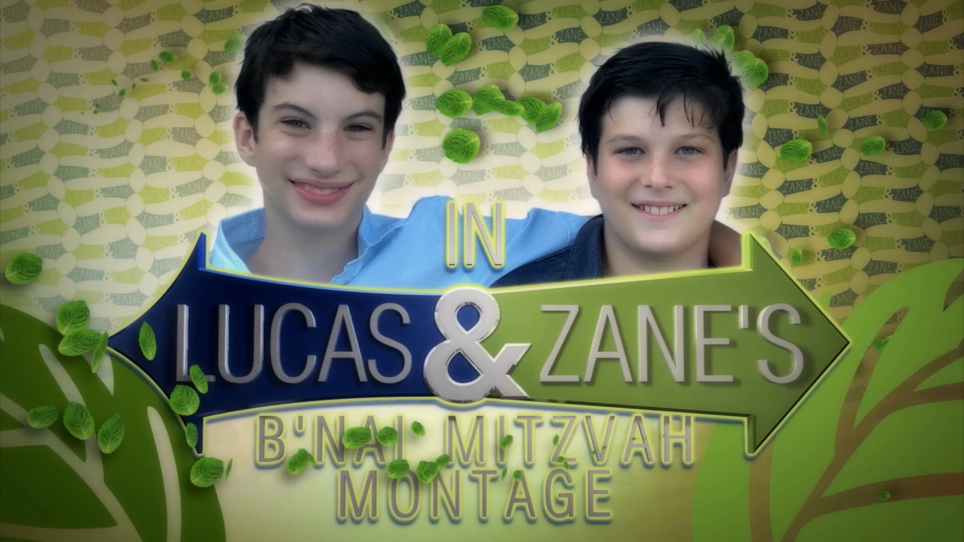 Zane & Lucas's Bar Mitzvah Montage