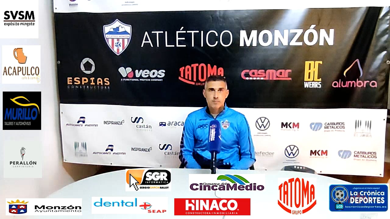 CRISTIAN ABAD (Entrenador Monzón) AT Monzón 4-0 Santa Anastasia / J 21 / 3ª División