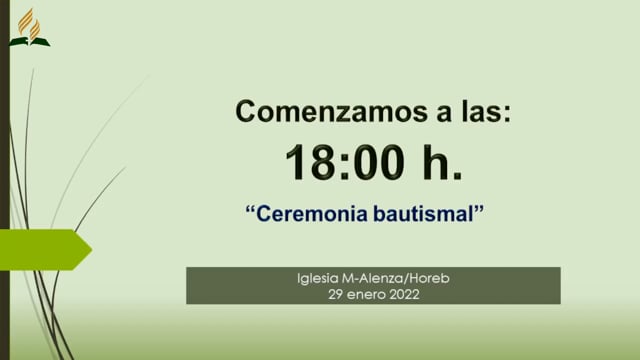 He decidido Ceremonia Bautismal