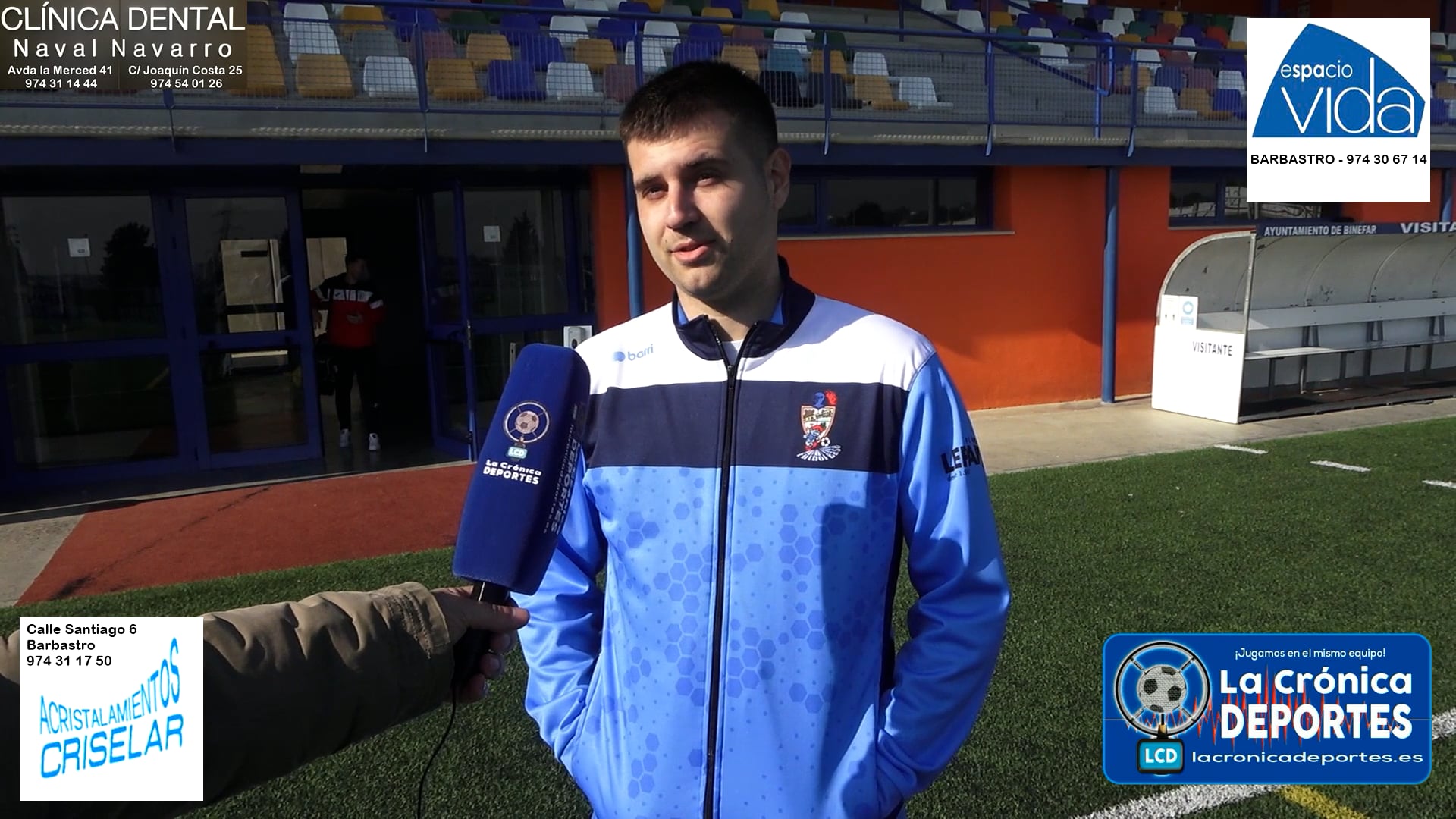 SABAU (Jugador AT Binéfar) AT Binéfar 0-1 CF Ontiñena / J 18 / 1ª Regional Gr 2