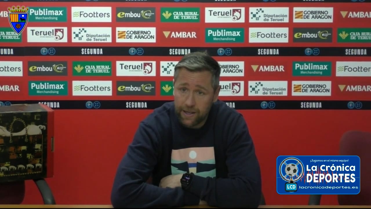 VÍCTOR BRAVO (Entrenador Teruel) CD Teruel 2-0 CE Andratx / J 19 / 2ª RFEF - Grupo 3 / Fuente YouTube CD Teruel