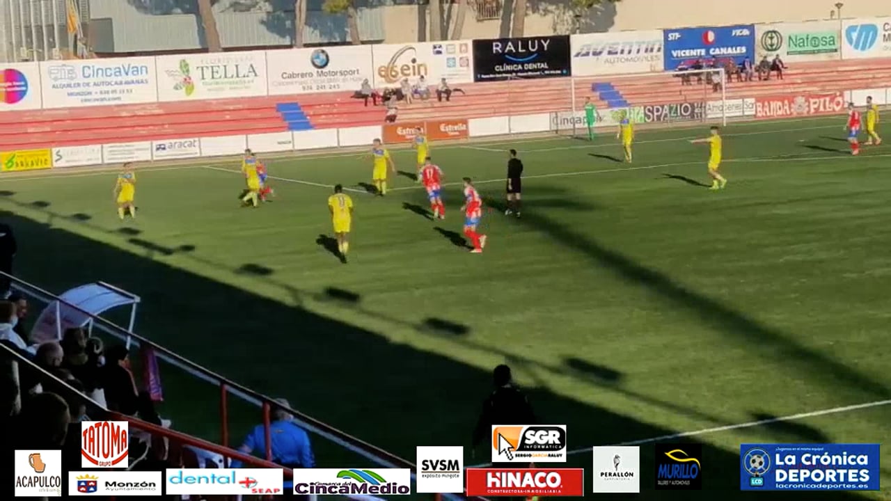 (RESUMEN y GOLES) At Monzón 4-0 Santa Anastasia / J 21 / 3ª División