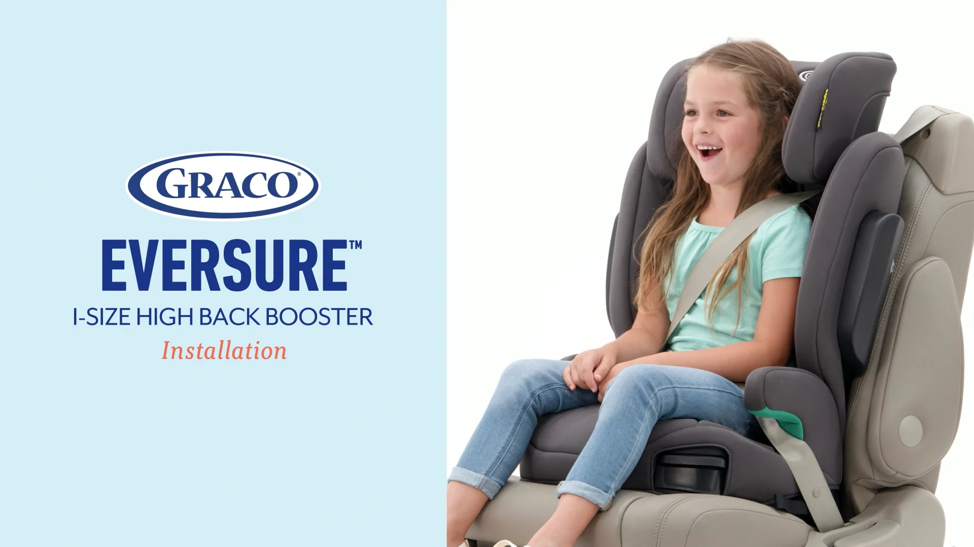 Graco high outlet back booster installation