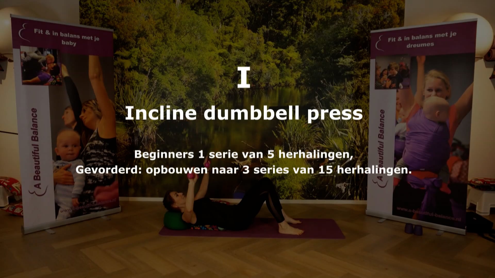 Inclined dumbell press