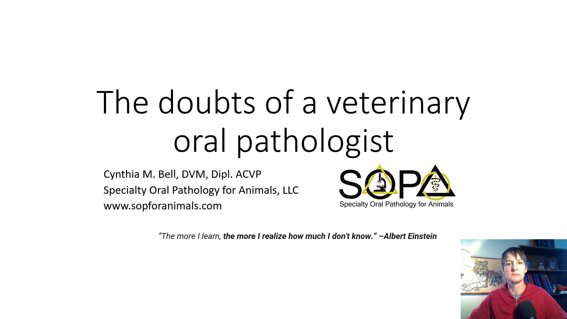 The doubts of an oral pathologist