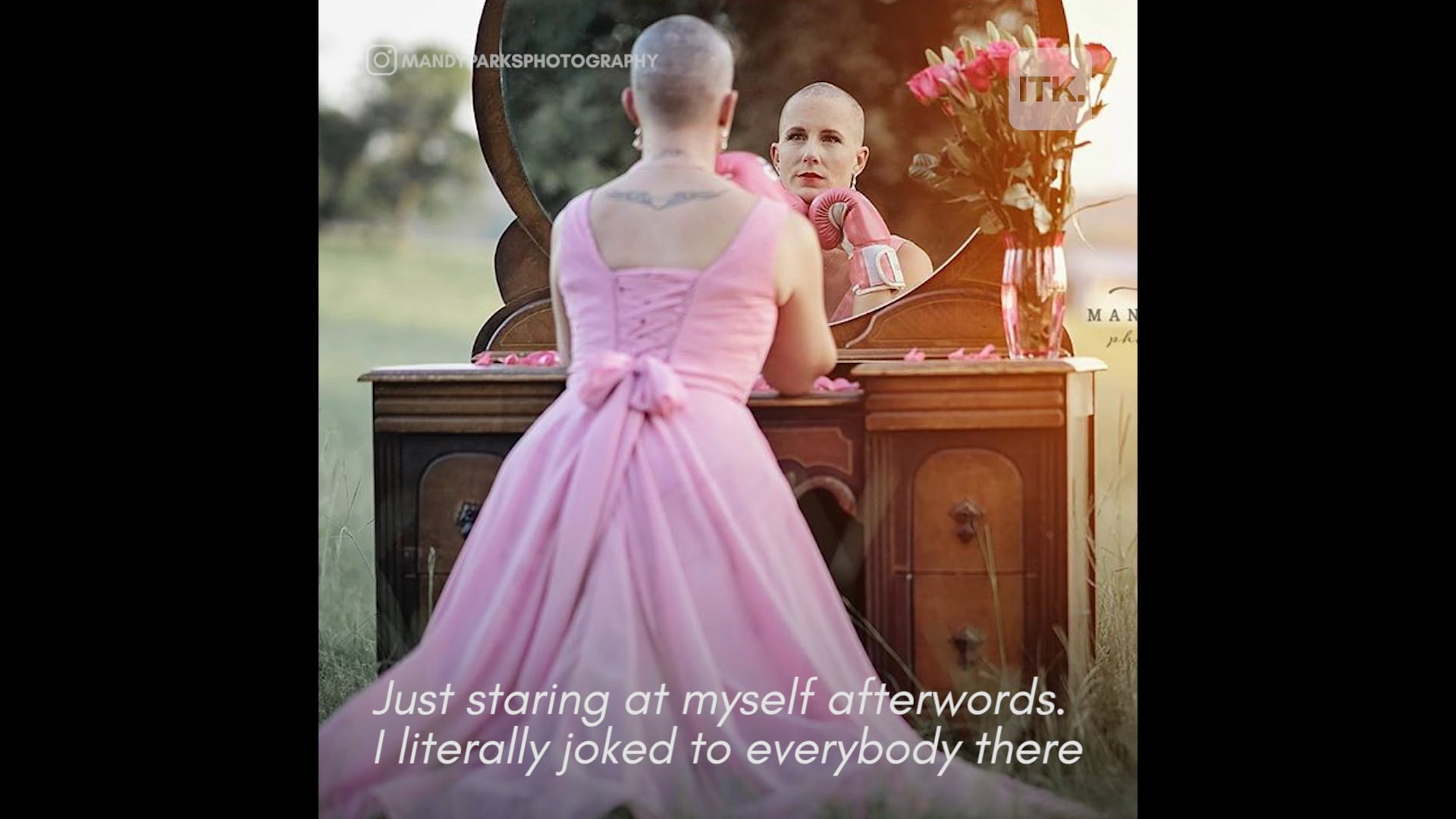 Breast cancer patient documented the intimate moment when her husband shaved her head before chemo