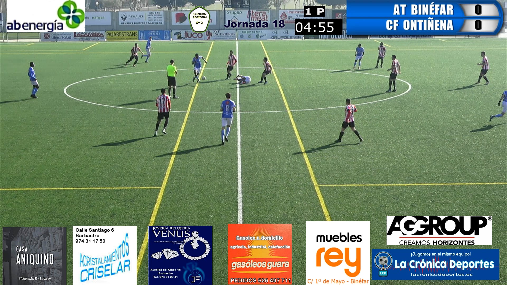 (RESUMEN y GOL) AT Binéfar 0-1 CF Ontiñena / J 18 / 1ª Regional Gr 2