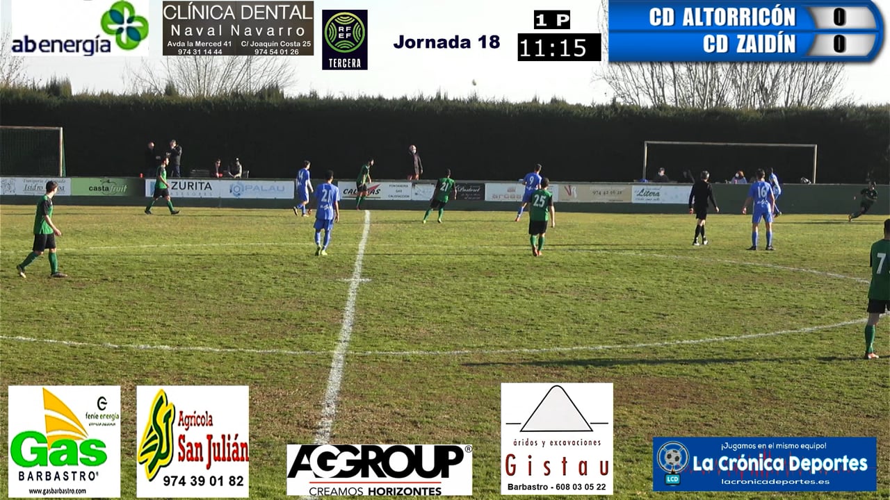 (RESUMEN y GOL) CD Altorricón 1-0 CD Zaidín / J 18 / 1ª Regional Gr 2