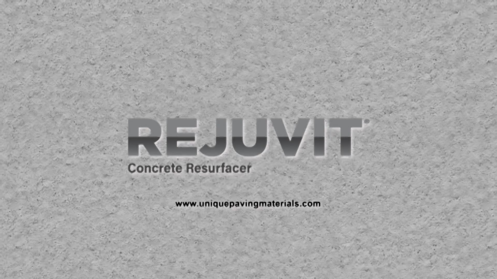 UNIQUE - ReJuvit Concrete Resurfacer