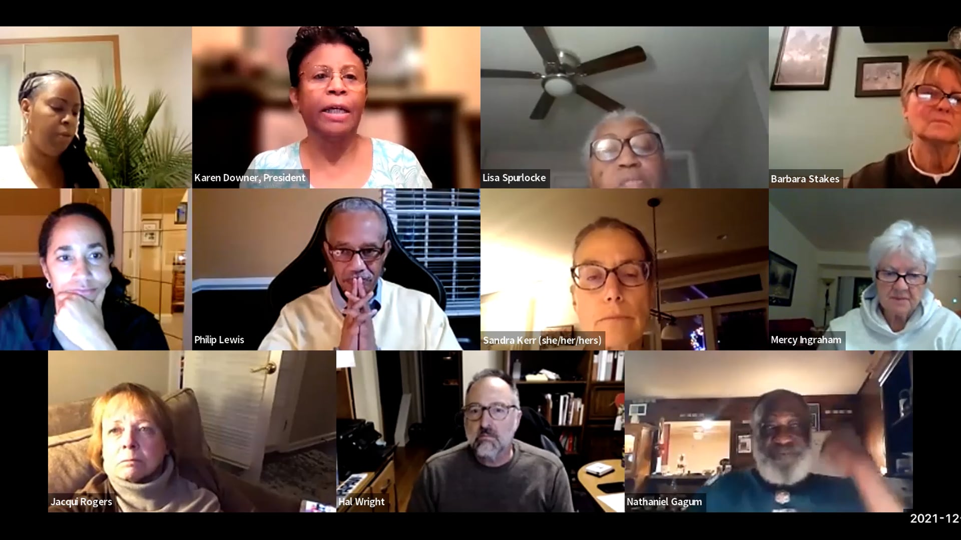 General Membership Meeting December 13, 2021