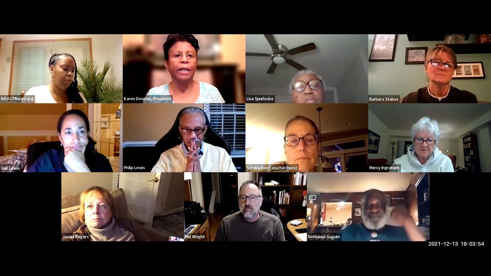 General Membership Meeting December 13, 2021