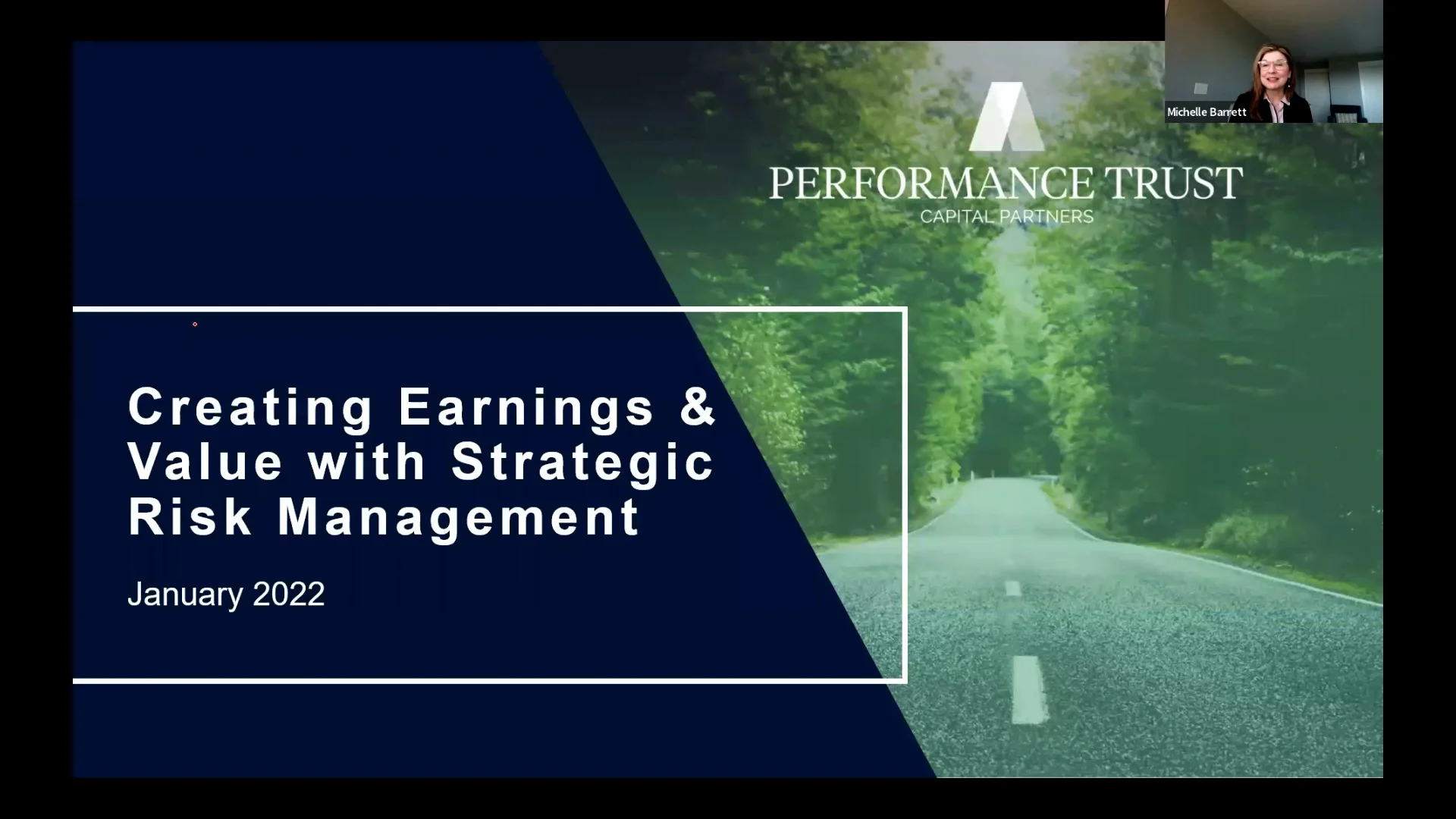 Bart Smith Creating Earnings & Value with Strategic Risk Managment